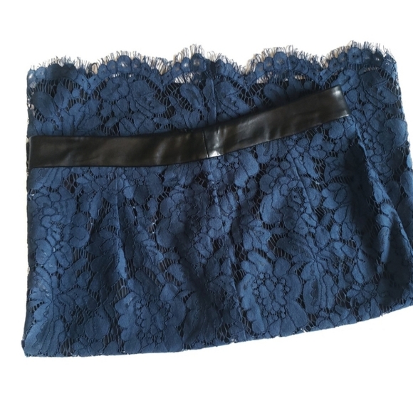 NWT Brixon Ivy Blue Cyndi Lace Pencil Skirt Small - Picture 9 of 9